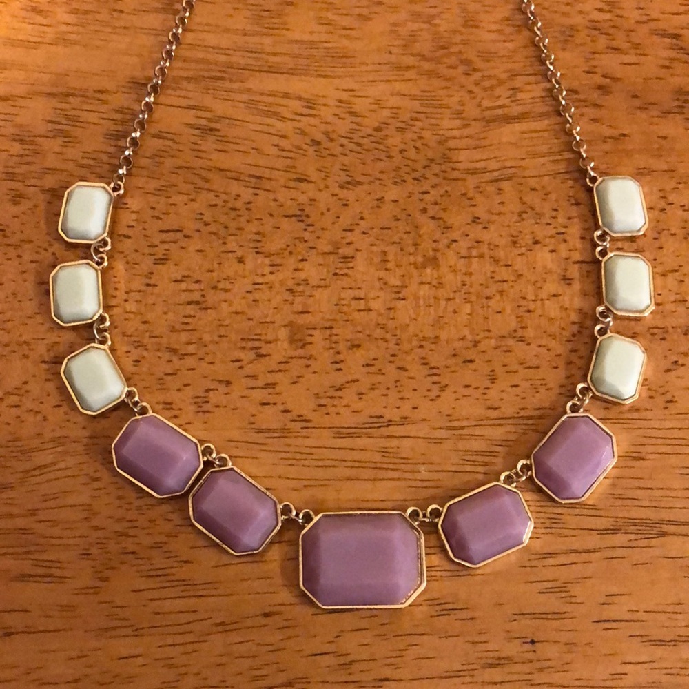Pastel Faceted Necklace